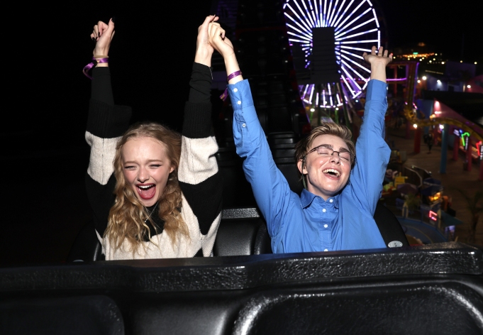 Elsie Fisher and ‘My Best Friend’s Exorcism’ Cast Embrace the ’80s at Carnival-Themed Premiere Party